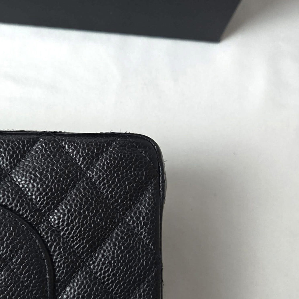 Chanel Classic Medium Caviar Black SHW