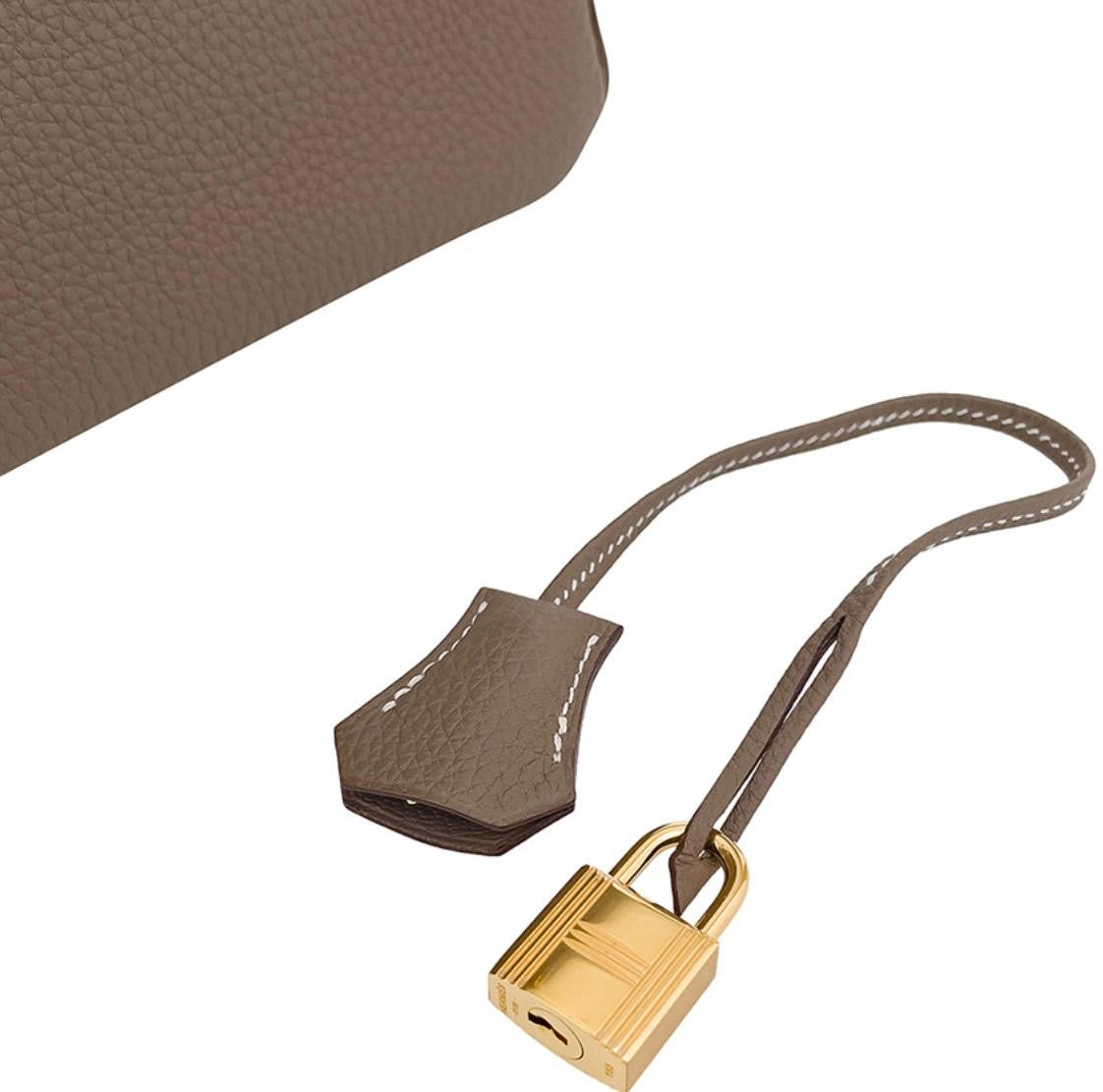 Hermès Birkin 30 – Etoupe Leather Gold Hardware