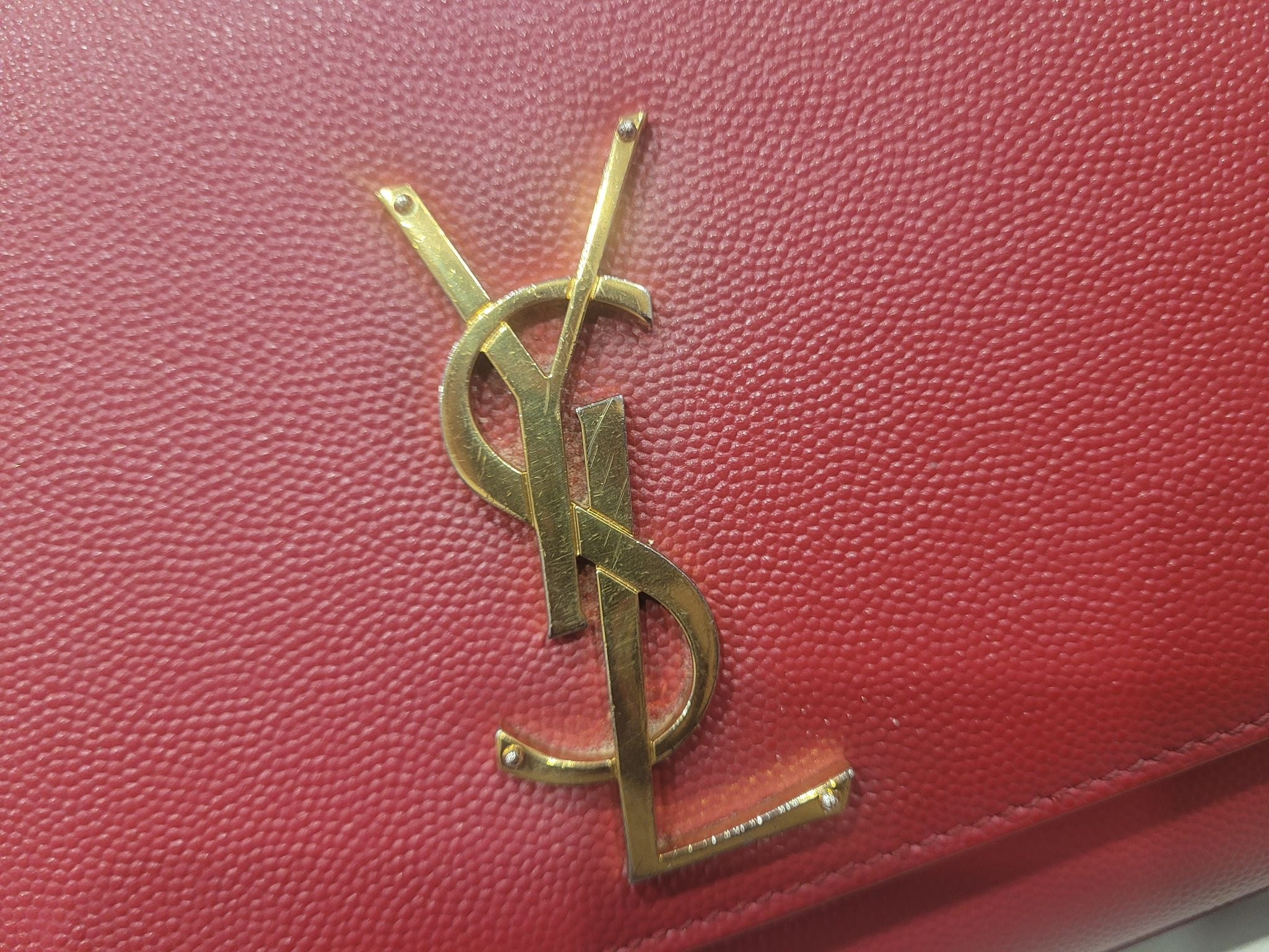 Saint Laurent Monogram Chain Wallet