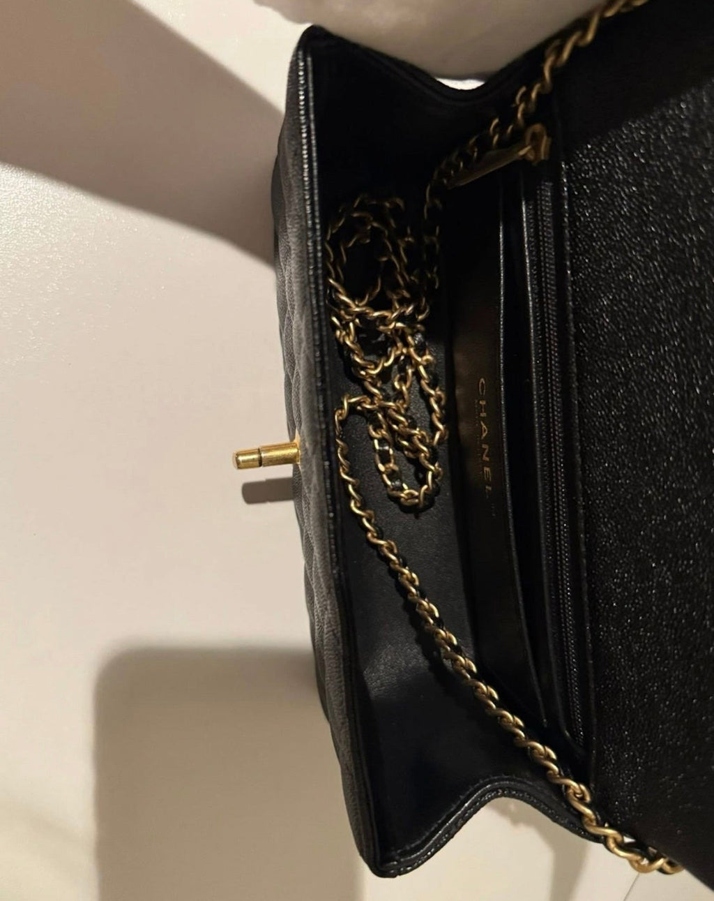 Chanel New Mini Top Handle Black Caviar