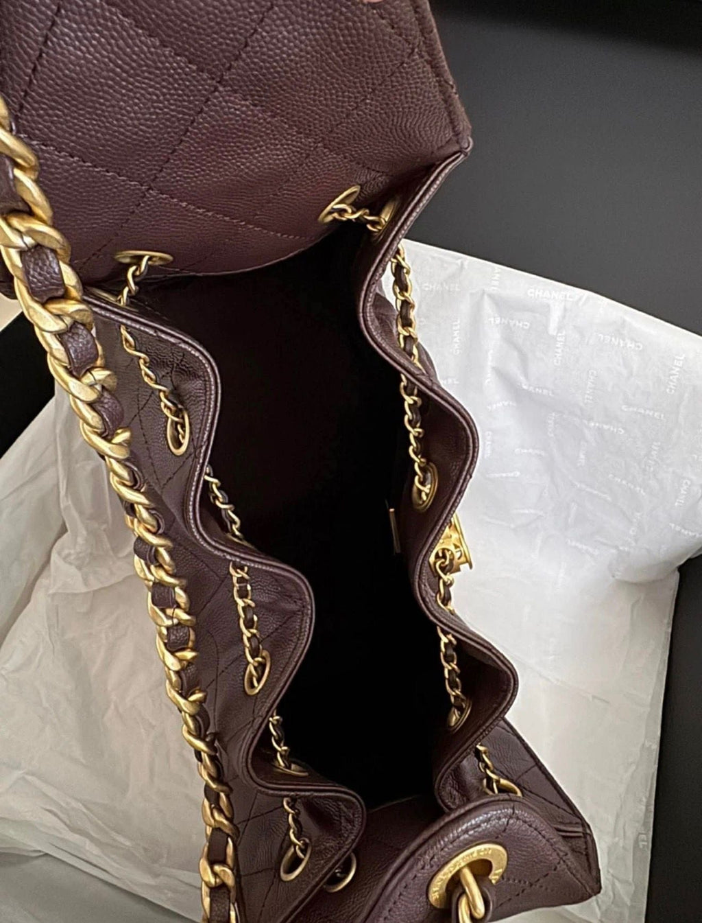 Chanel Small Drawstring / Bucket Bag