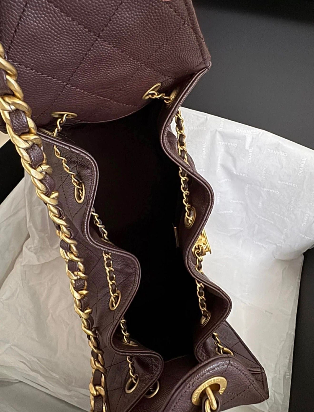 Chanel Small Drawstring / Bucket Bag