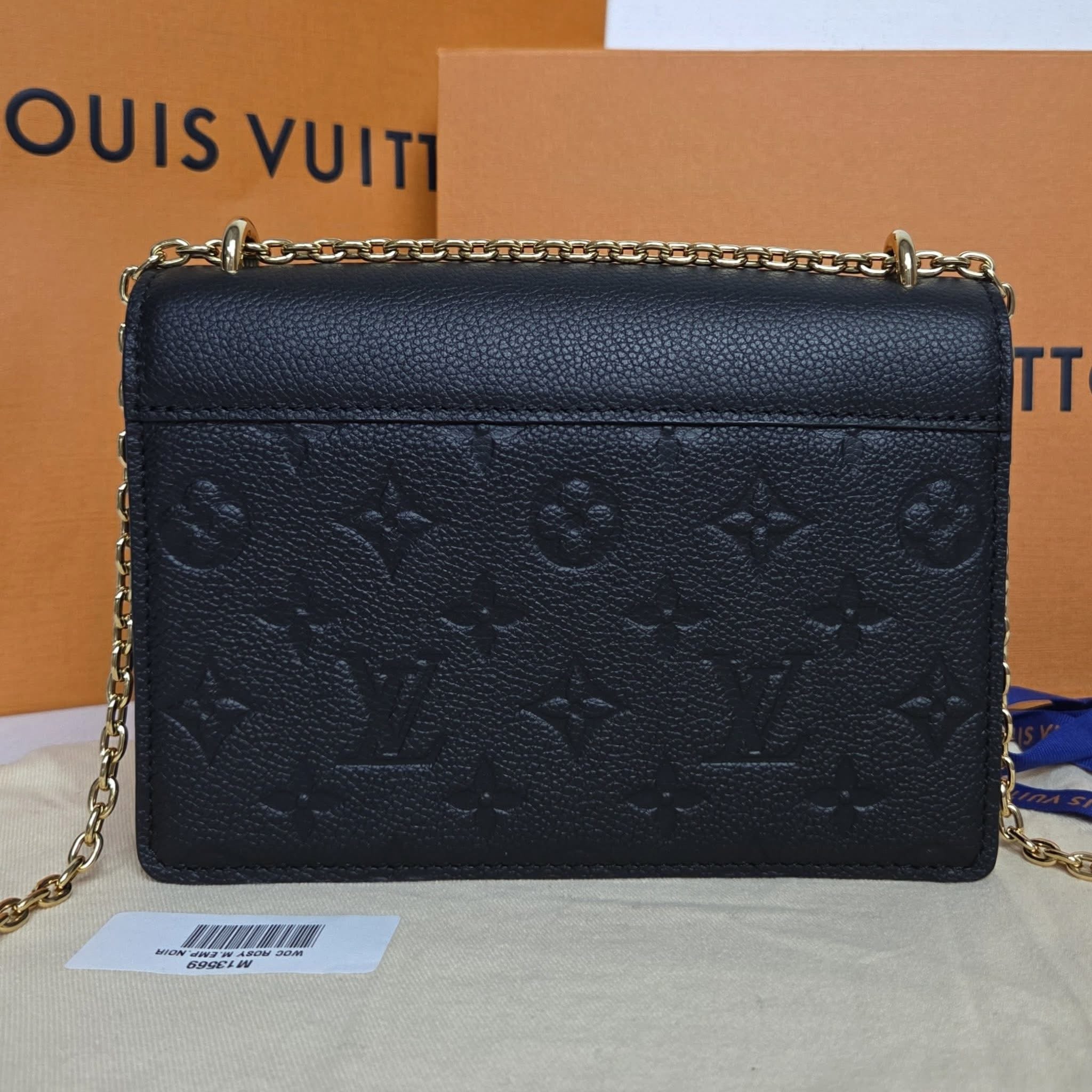 Louis Vuitton Rosy Crossbody Empreinte Black GHW