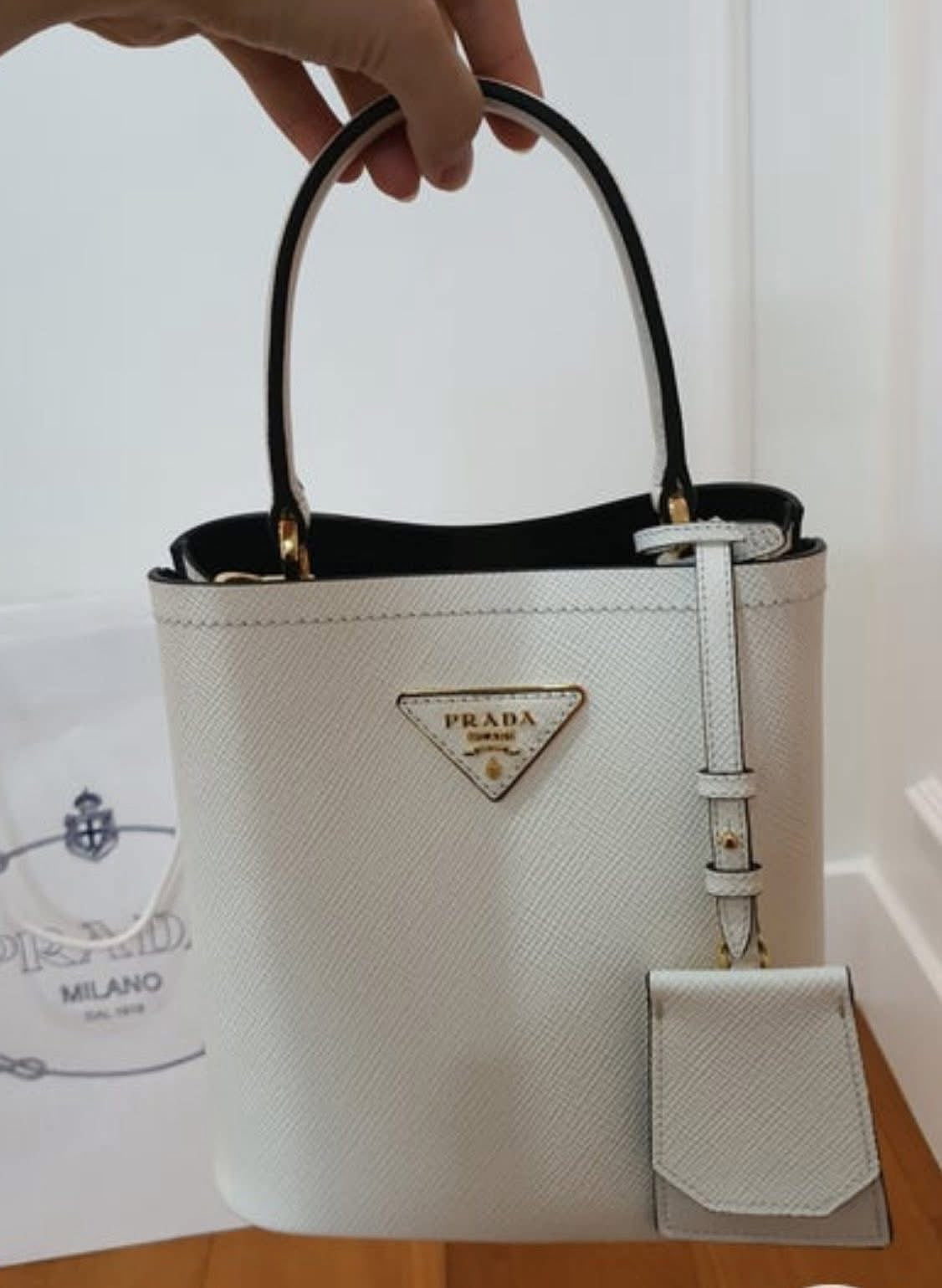 Prada Double Cuir Bucket