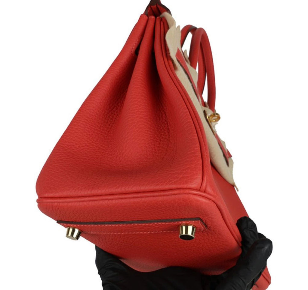 Hermes Birkin 25 Rouge (Togo)