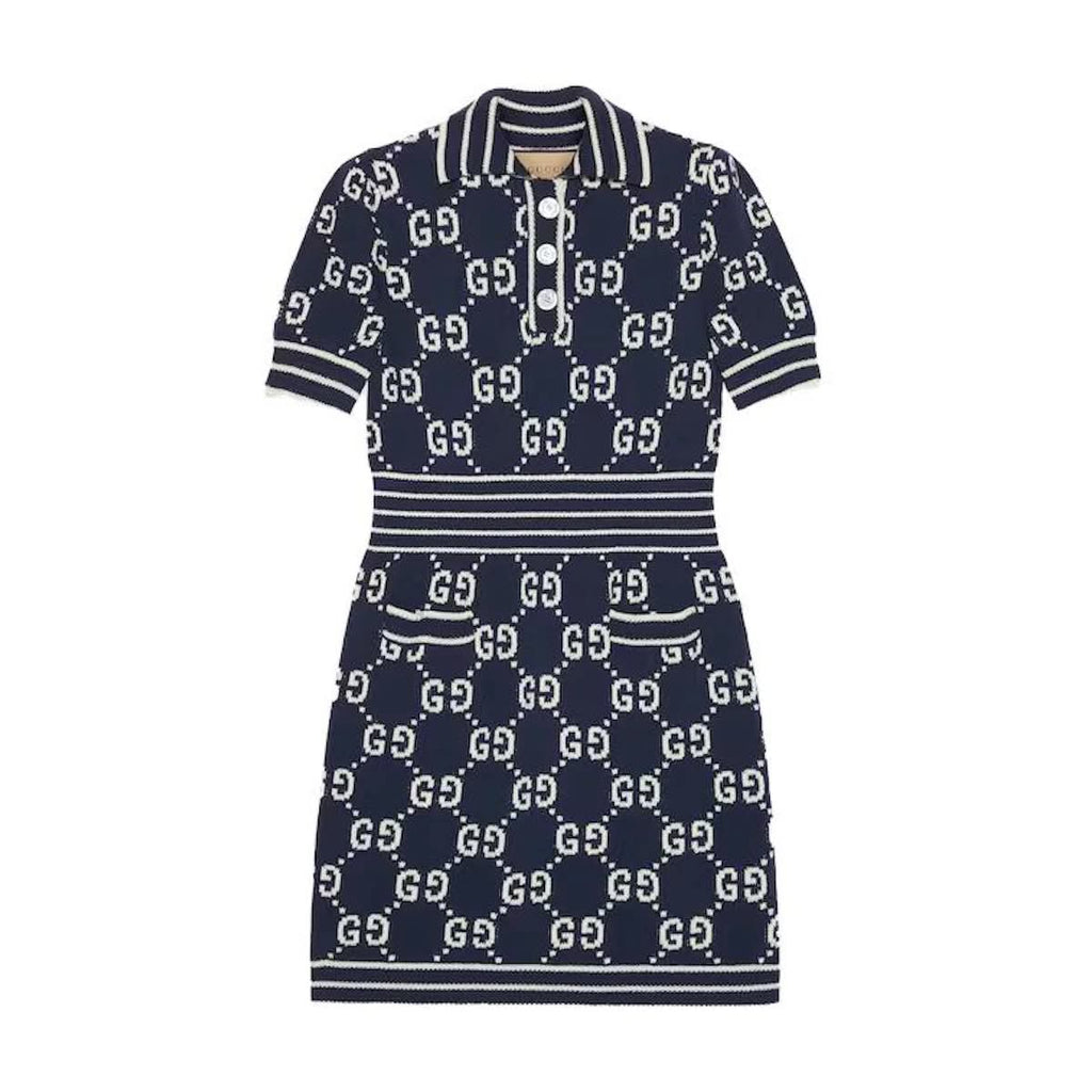 Gucci GG Logo Knit Dress