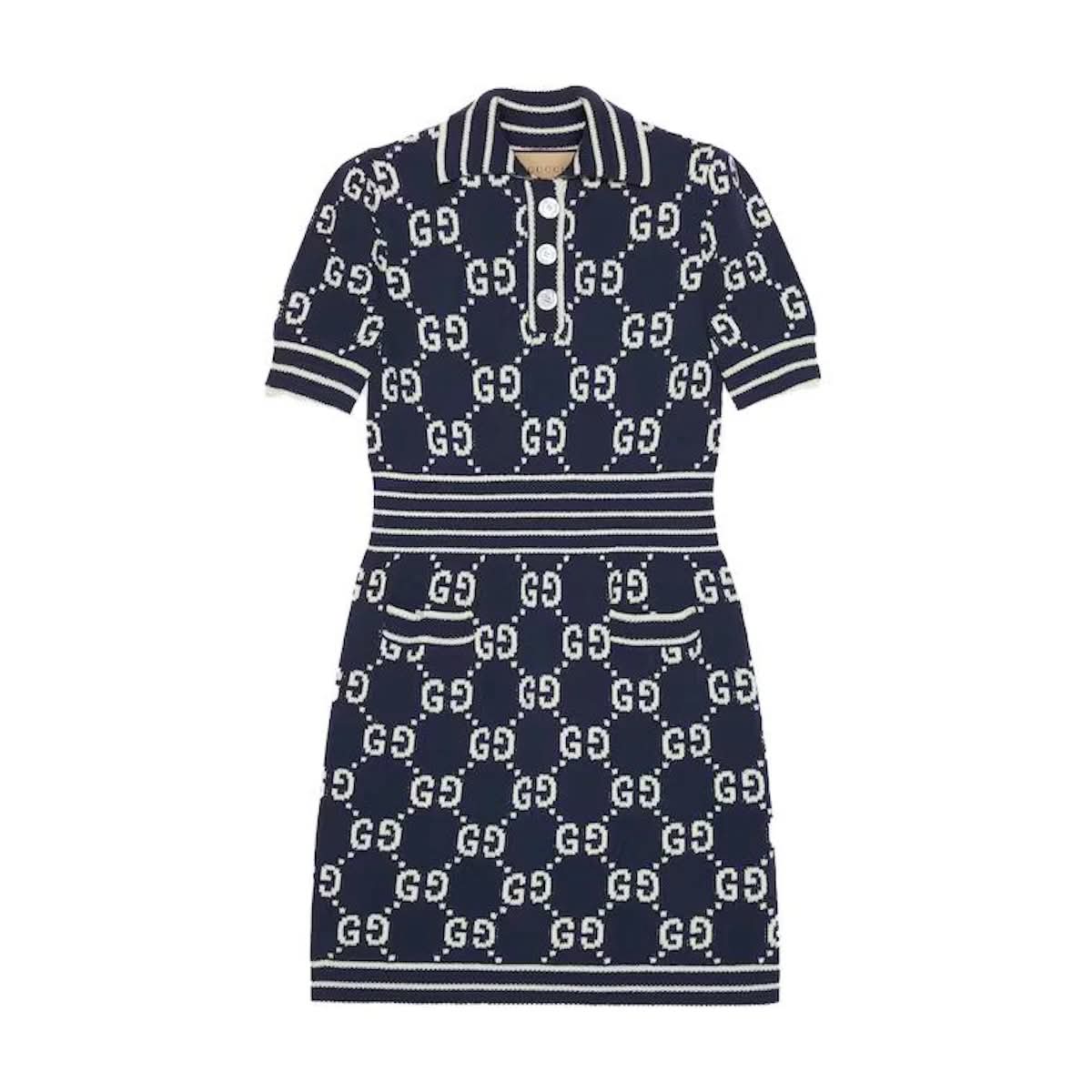 Gucci GG Logo Knit Dress