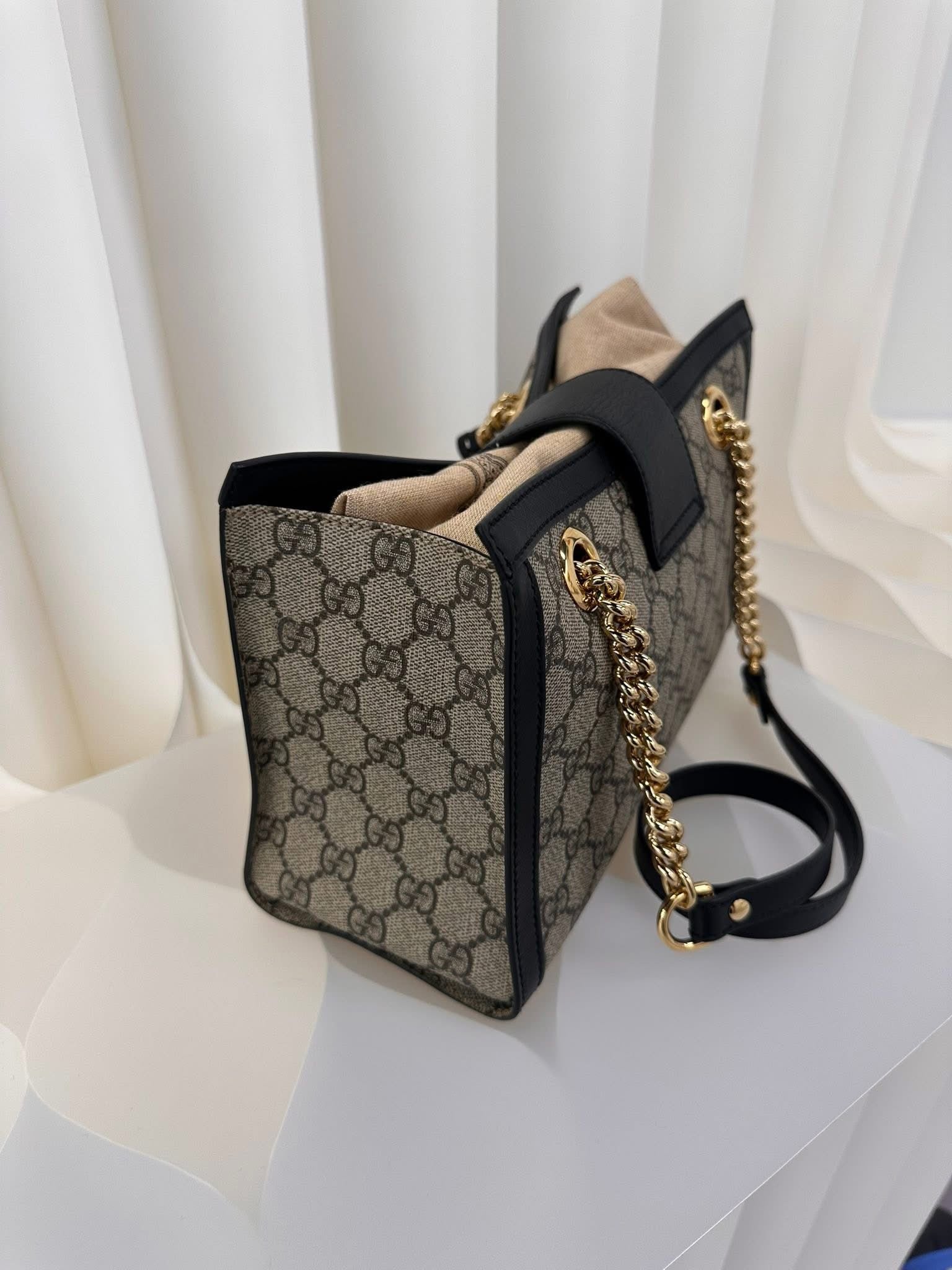 Gucci GG Supreme Padlock Small Shoulder Bag