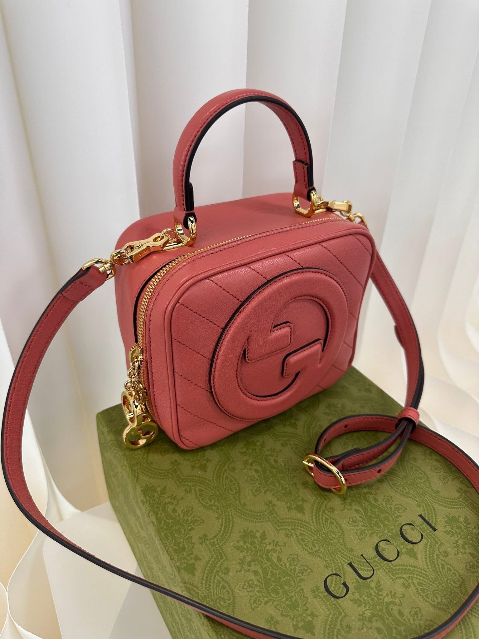 Gucci Soho Mini Top Handle Pink