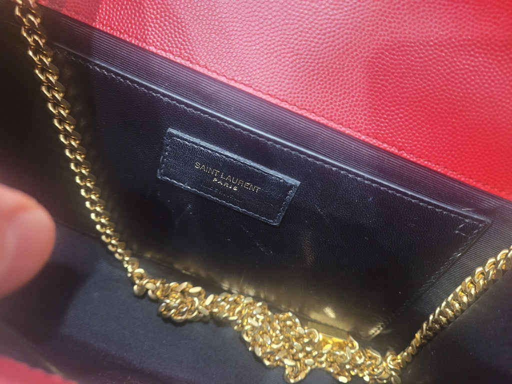 Saint Laurent Monogram Chain Wallet