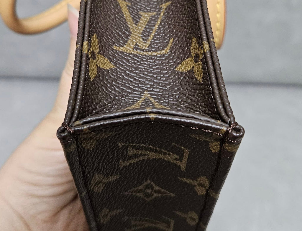 Louis Vuitton Petit Sac Plat Monogram Tote & Crossbody