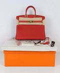Hermes Birkin 25 Rouge (Togo)
