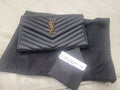 Saint Laurent Monogram Envelope Chain Wallet