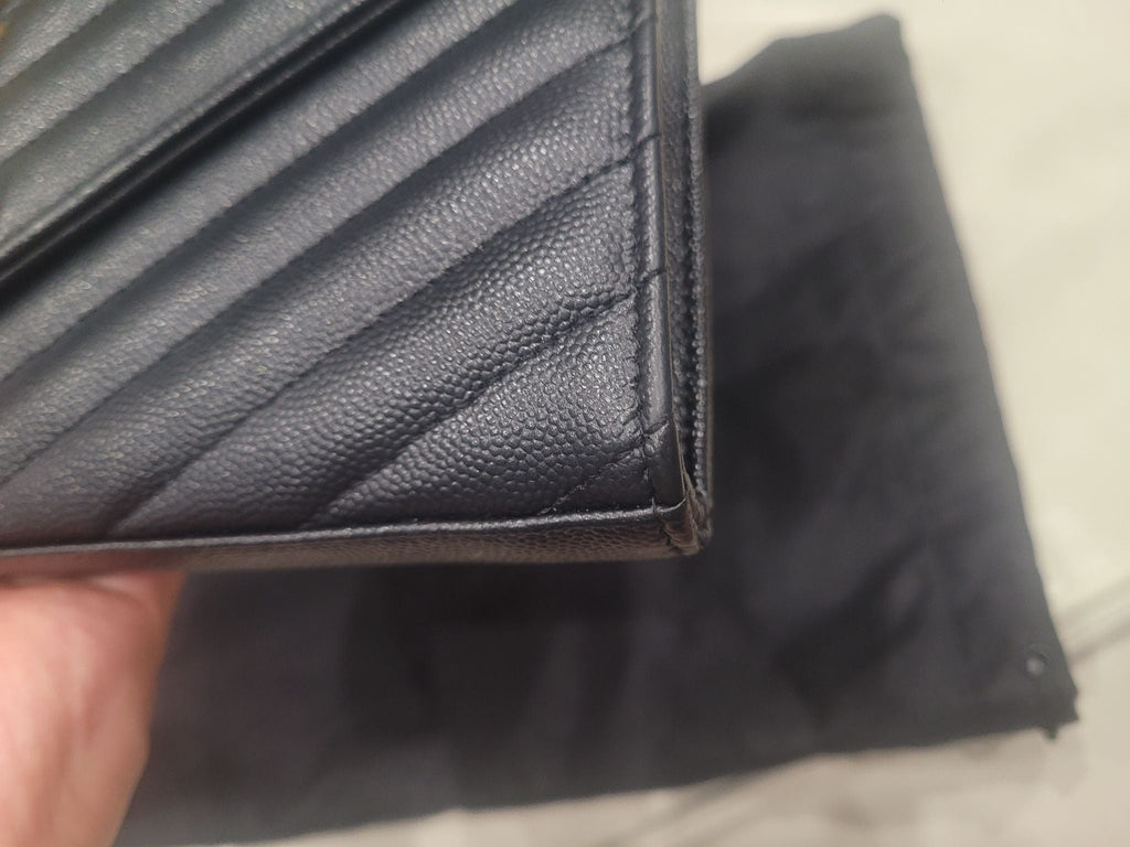 Saint Laurent Monogram Envelope Chain Wallet