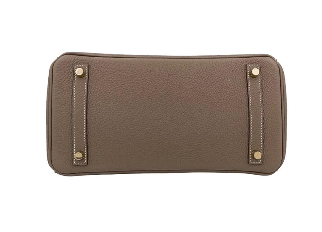 Hermès Birkin 30 – Etoupe Leather Gold Hardware