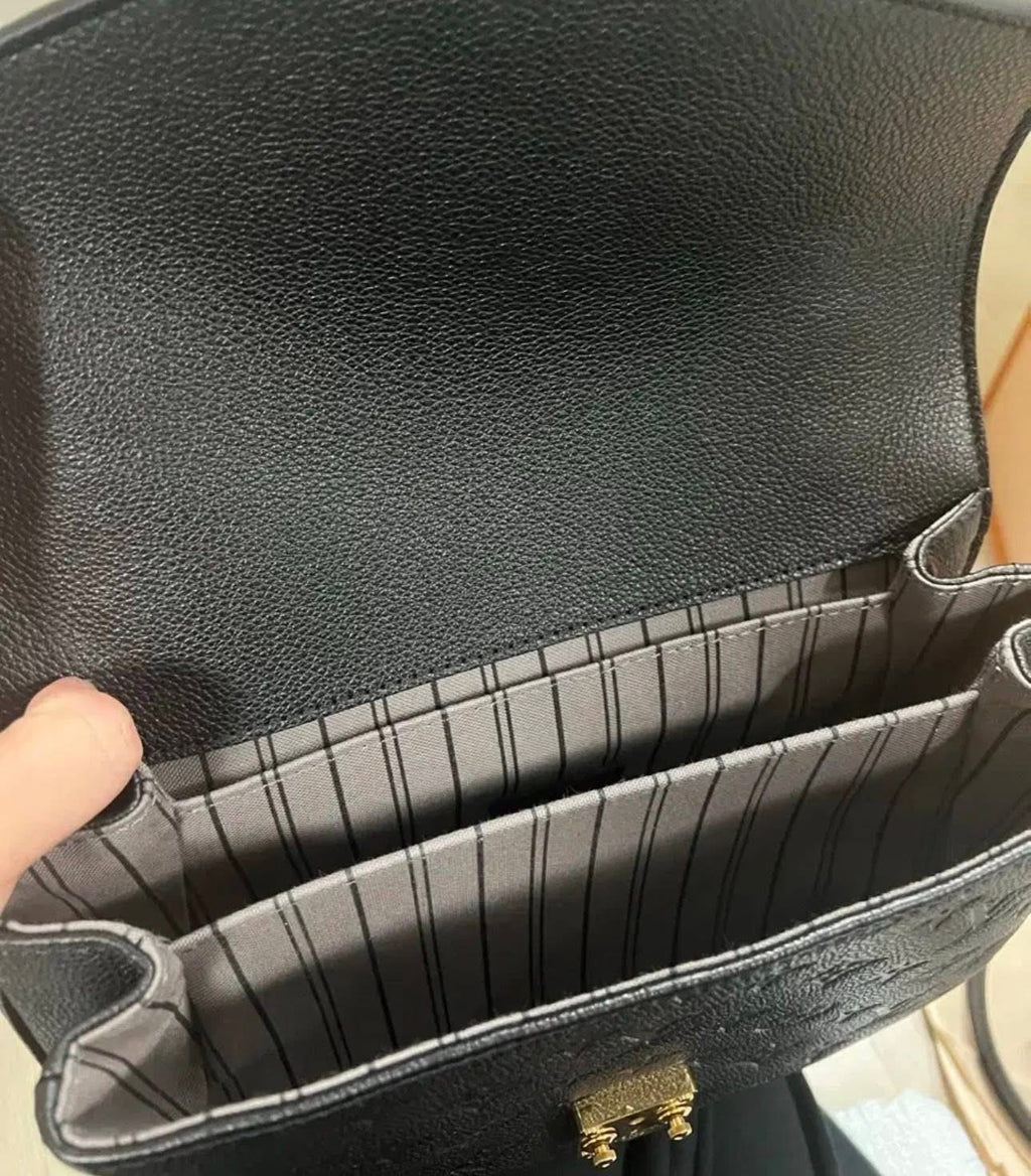 Louis Vuitton Métis Empreinte – Black Leather – Gold Hardware