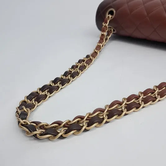 Chanel Classic Flap Bag – Dark Brown Quilted Lambskin, Gold Hardware