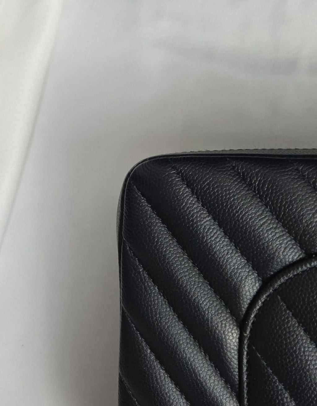 Chanel Classic Medium Caviar Black Gold