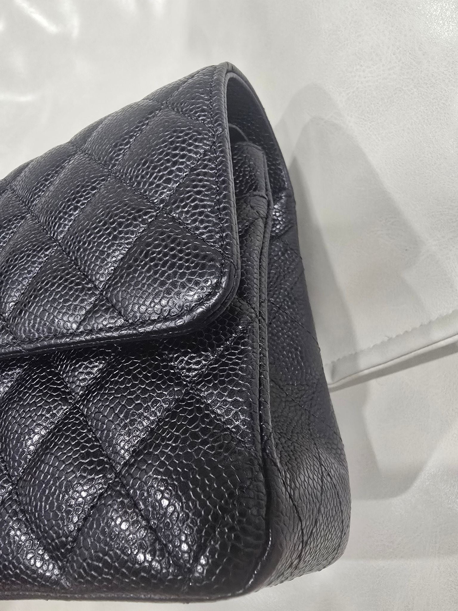 Chanel Medium Double Flap Black Caviar
