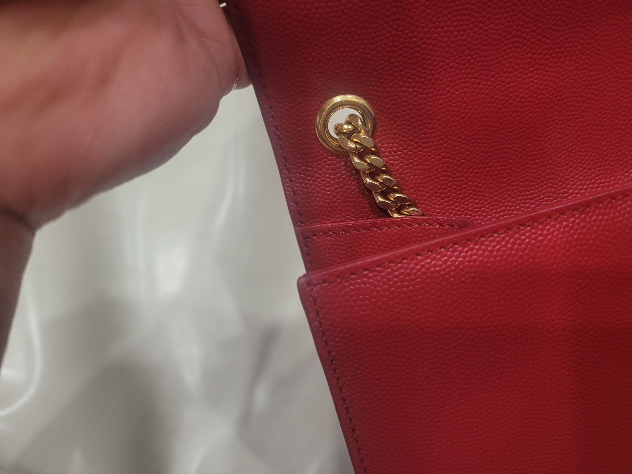 Saint Laurent Monogram Chain Wallet