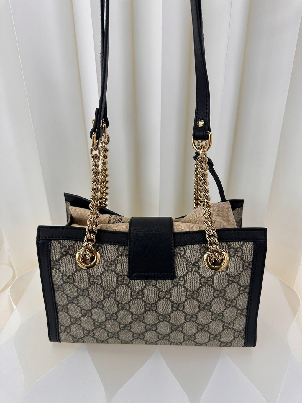 Gucci GG Supreme Padlock Small Shoulder Bag
