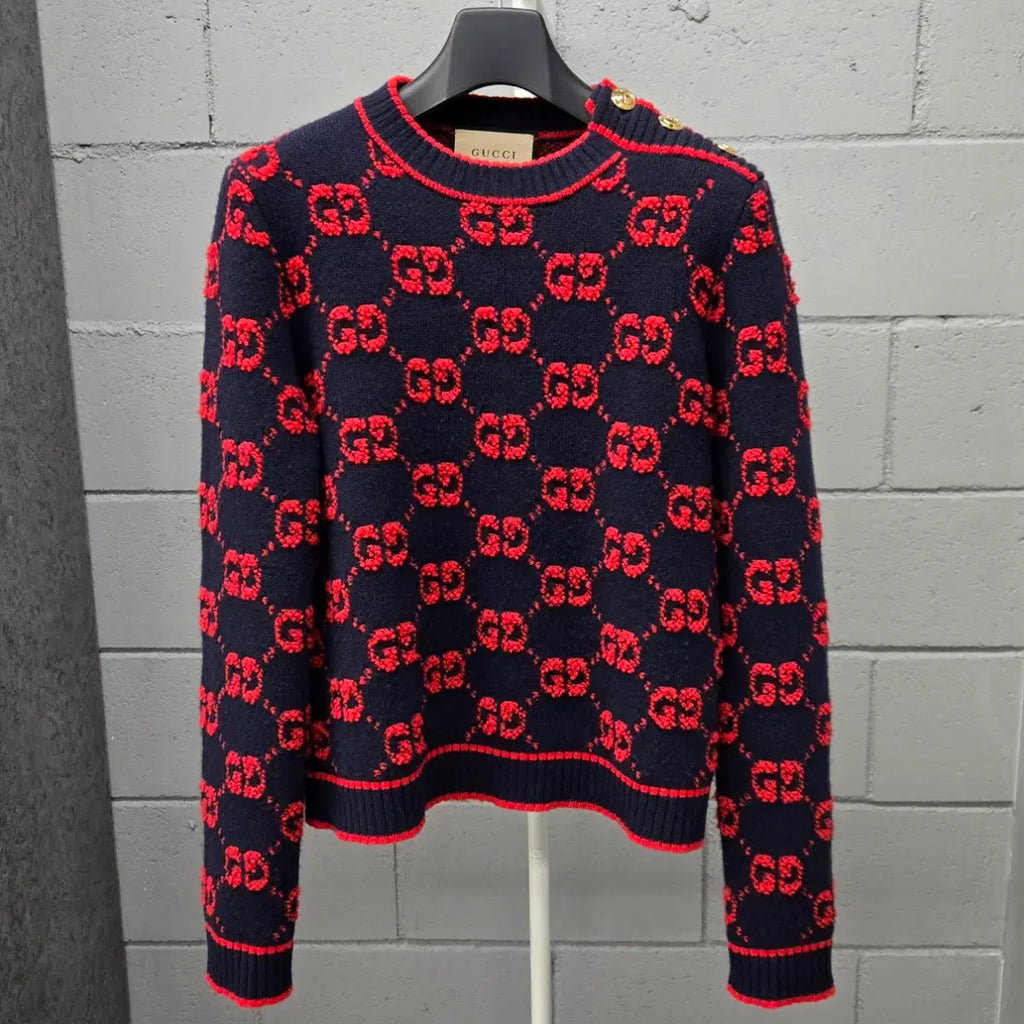 Gucci Gucci GG Jacquard Boucle Knit Skirt Set