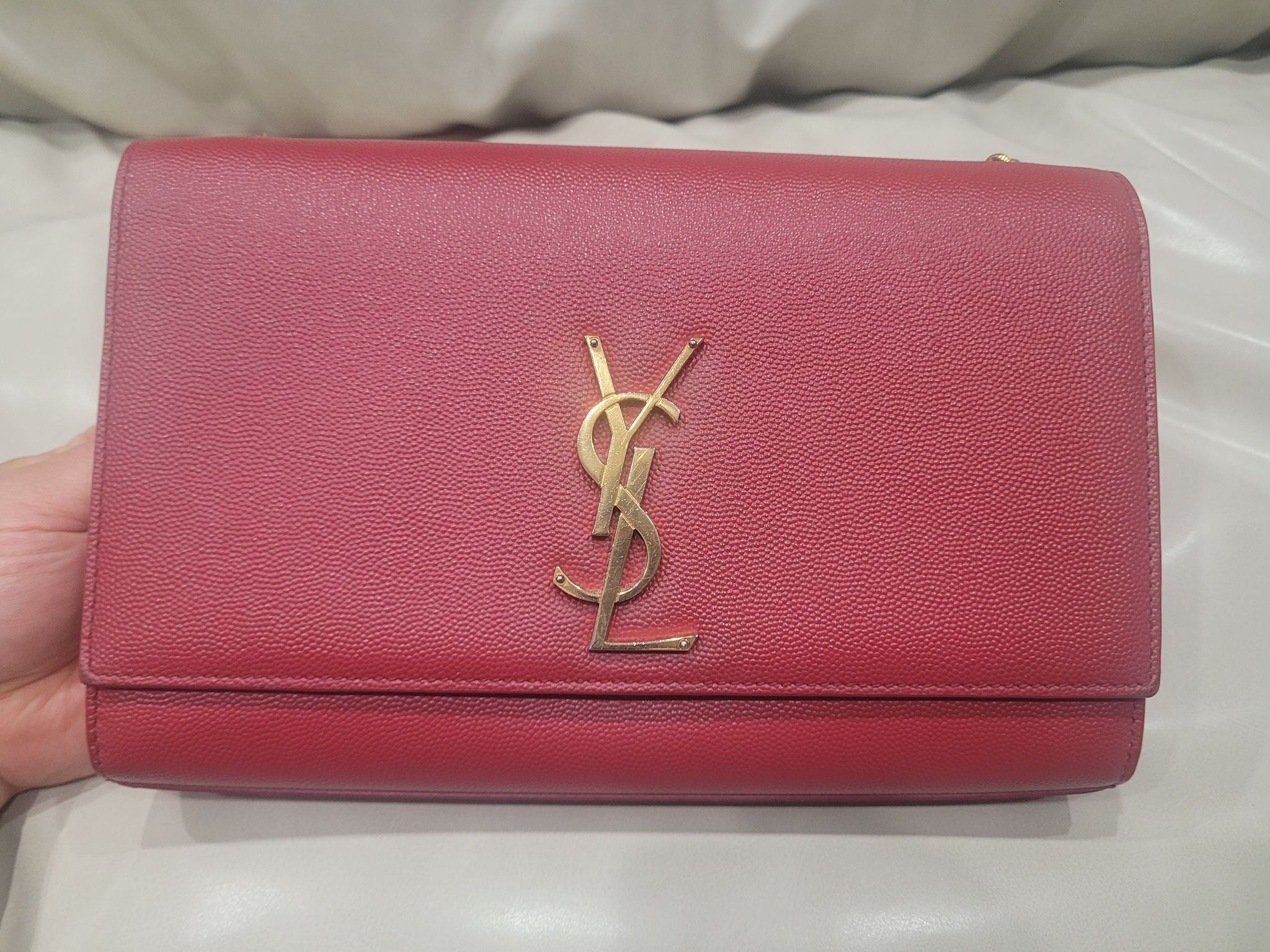 Saint Laurent Monogram Chain Wallet