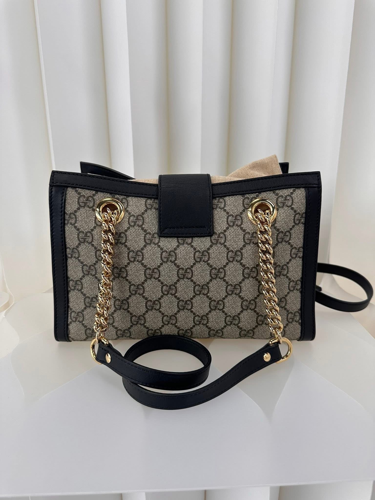 Gucci GG Supreme Padlock Small Shoulder Bag