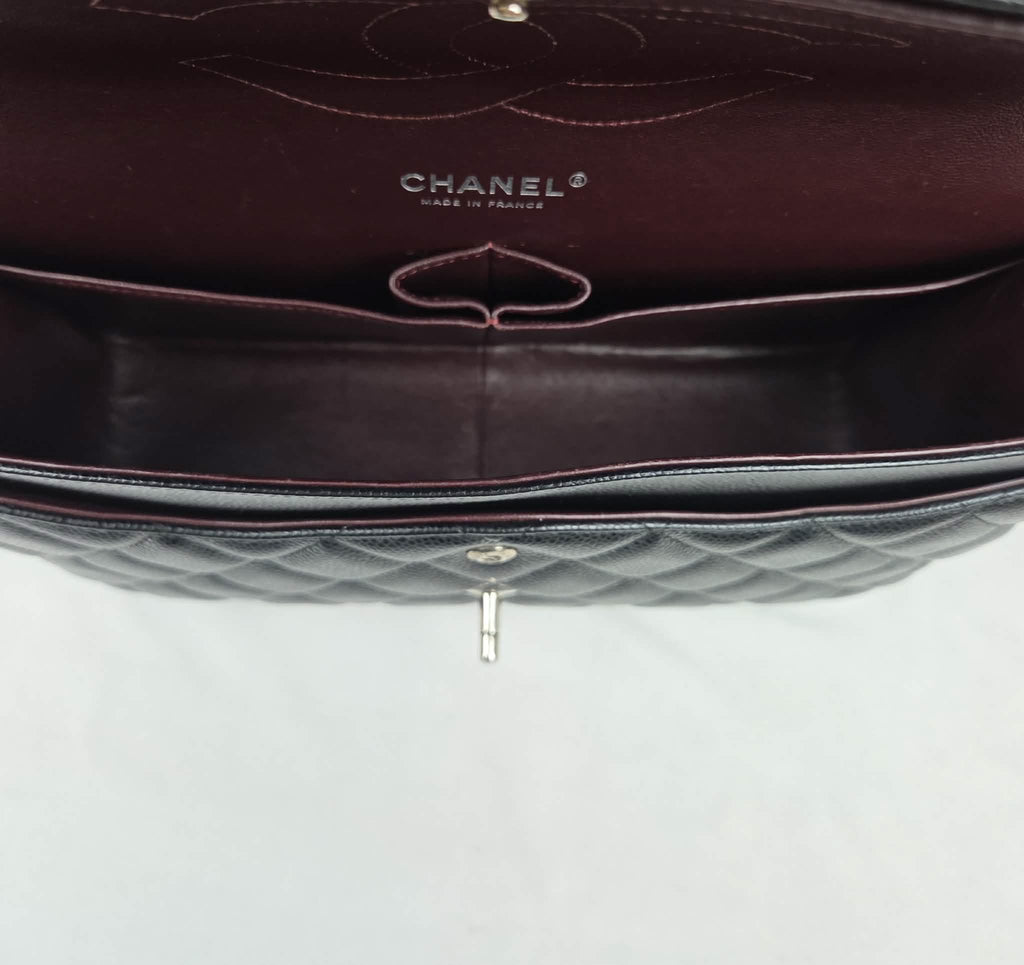 Chanel Classic Jumbo Caviar – Silver Hardware