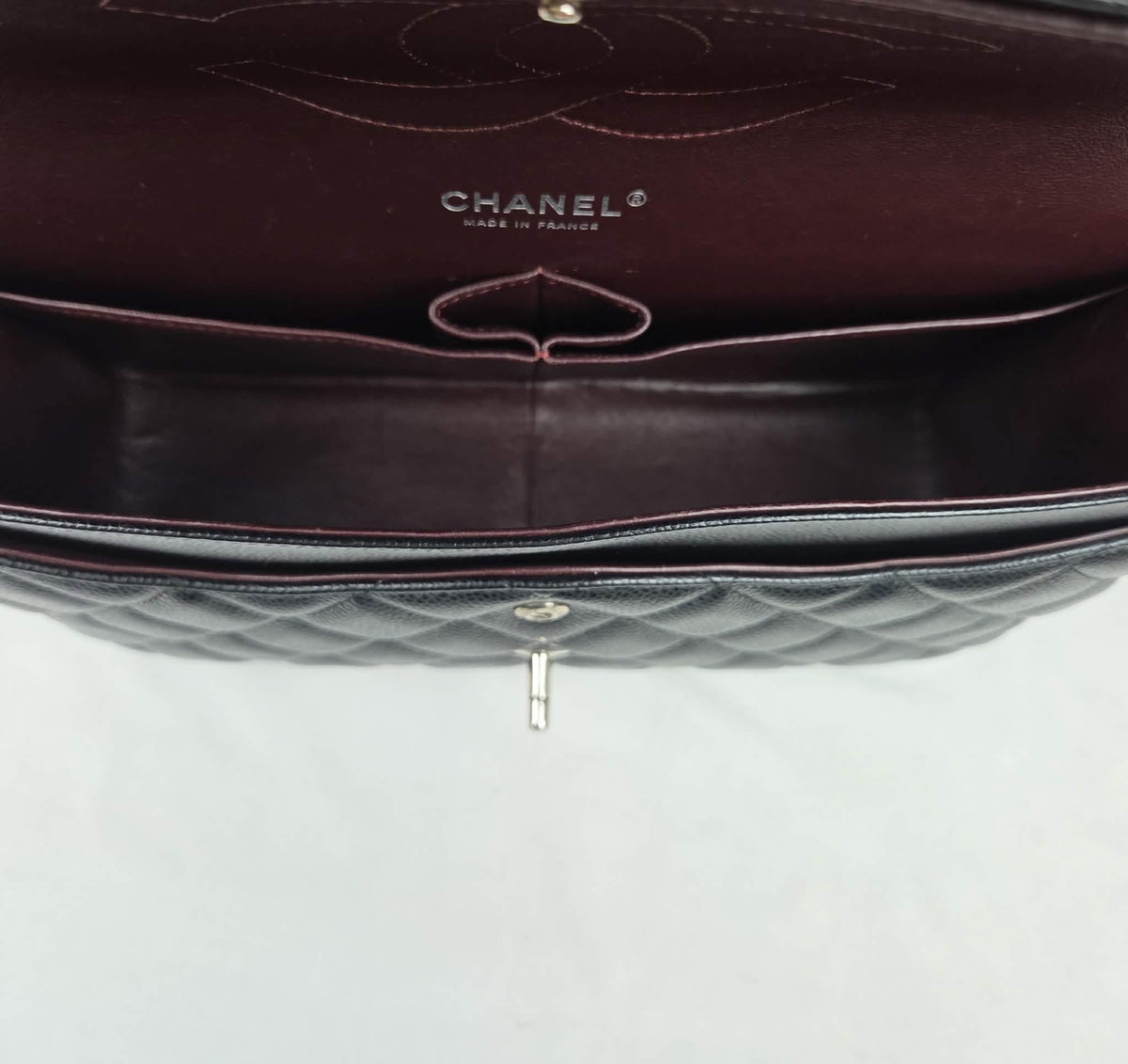 Chanel Classic Jumbo Caviar – Silver Hardware