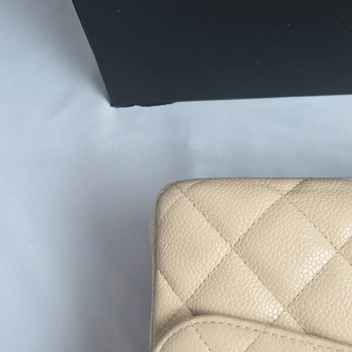 Chanel Classic Flap Jumbo Caviar – Beige