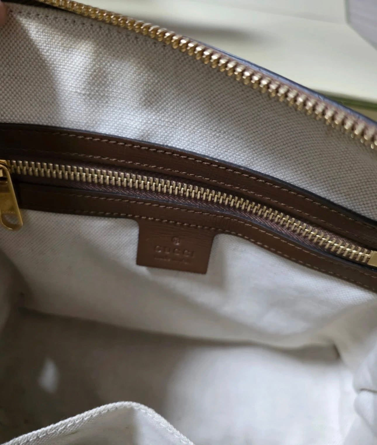 Gucci Horsebit Small Top Handle Bag – GG Supreme Canvas – Brown Leather Trim