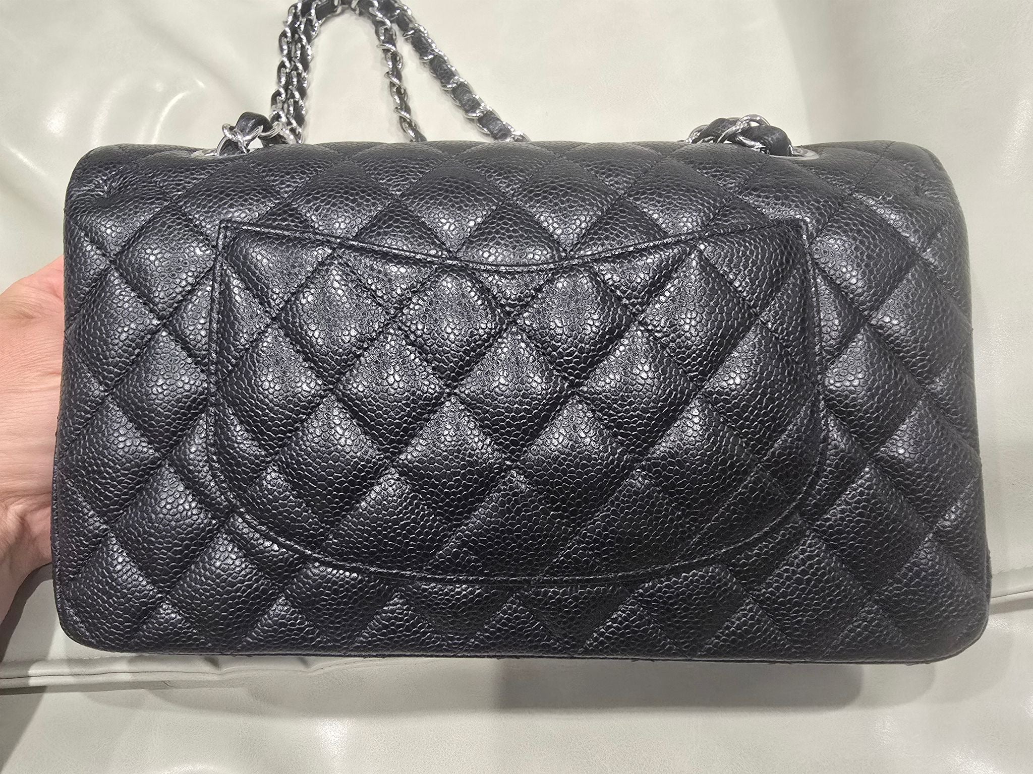 Chanel Medium Double Flap Black Caviar