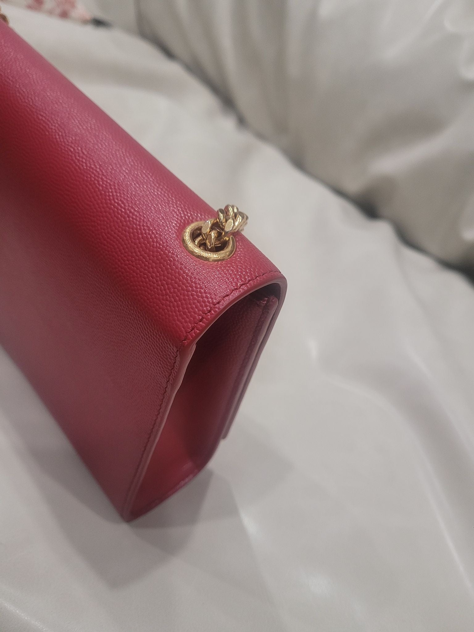 Saint Laurent Monogram Chain Wallet