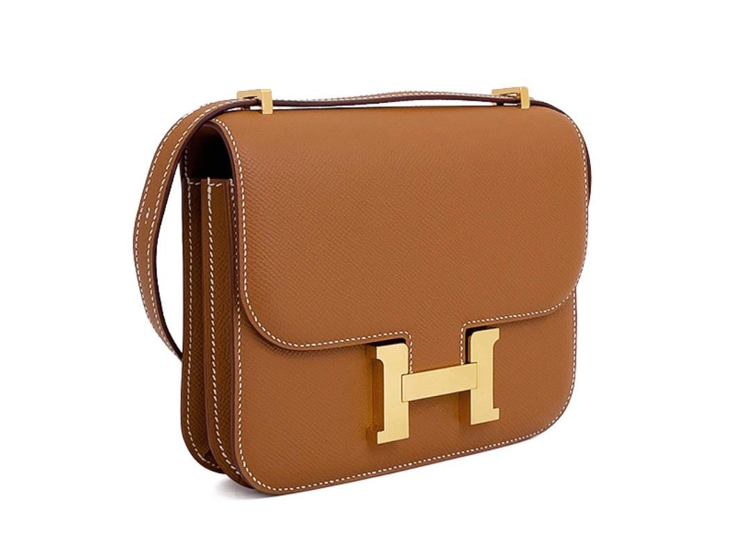 Hermès Constance 18 – Gold Epsom Leather Gold Hardware