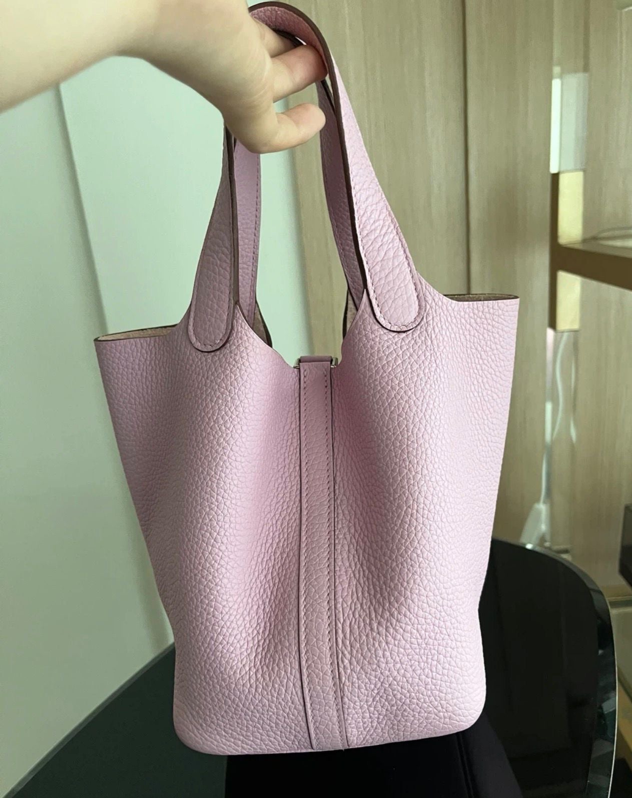 Hermès Picotin 18 Mauve Sylvestre PHW