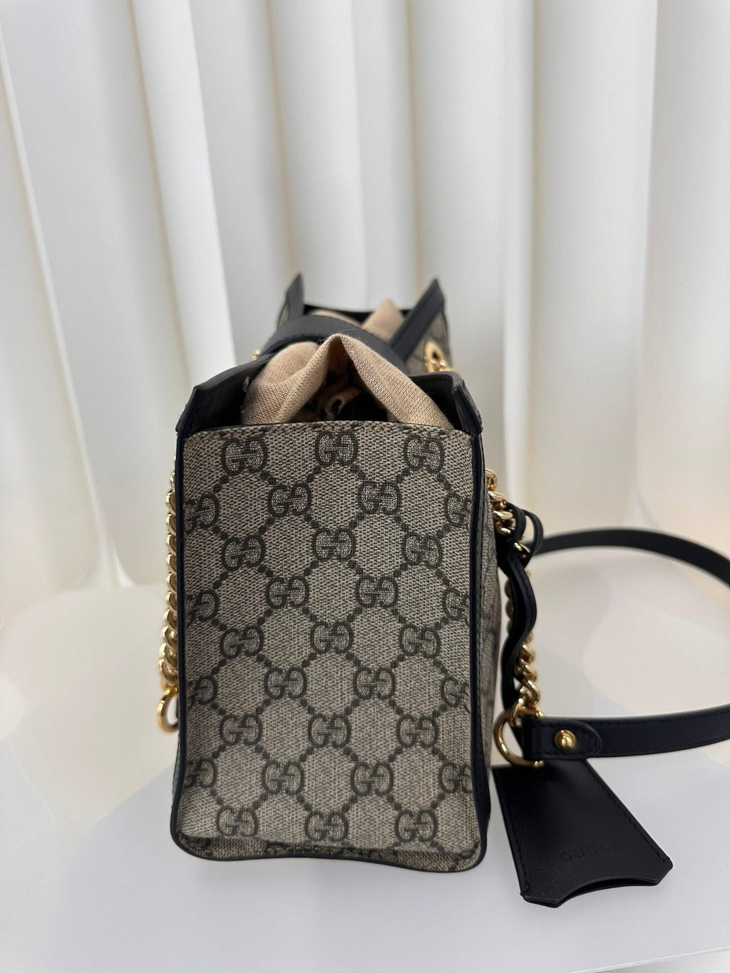 Gucci GG Supreme Padlock Small Shoulder Bag