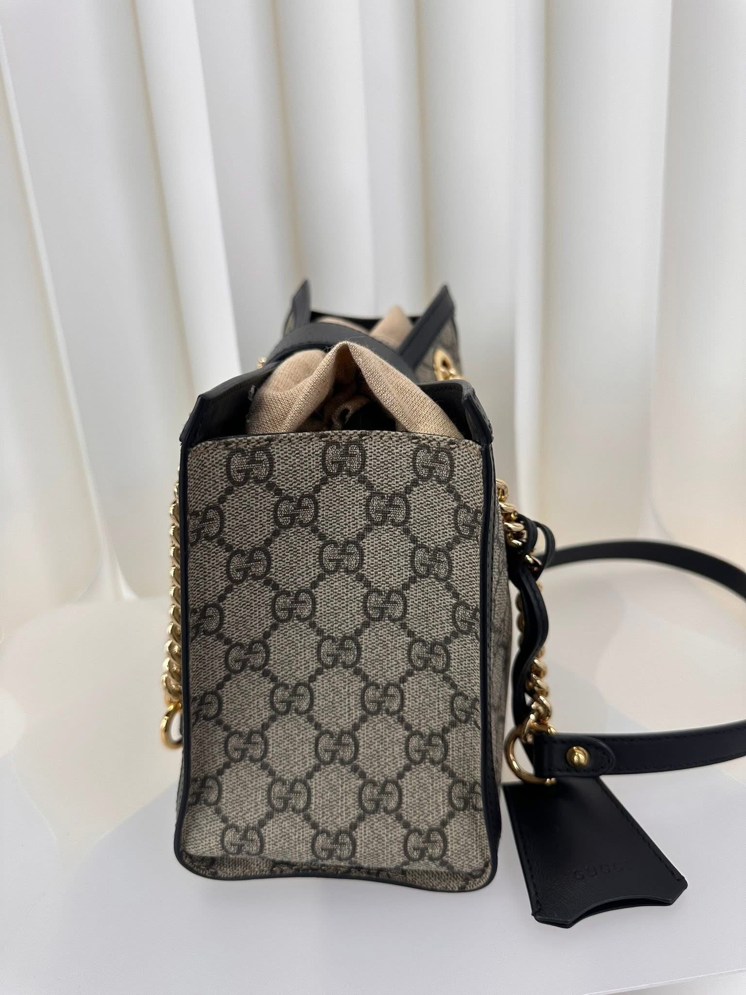 Gucci GG Supreme Padlock Small Shoulder Bag