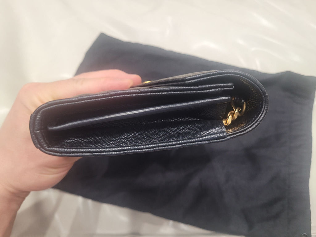 Saint Laurent Monogram Envelope Chain Wallet