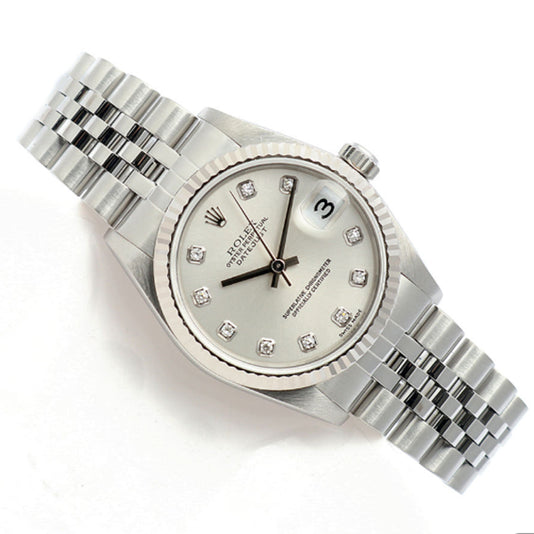 Rolex 78274 Datejust 31 – Silver Diamond Dial, Jubilee Bracelet, 2002