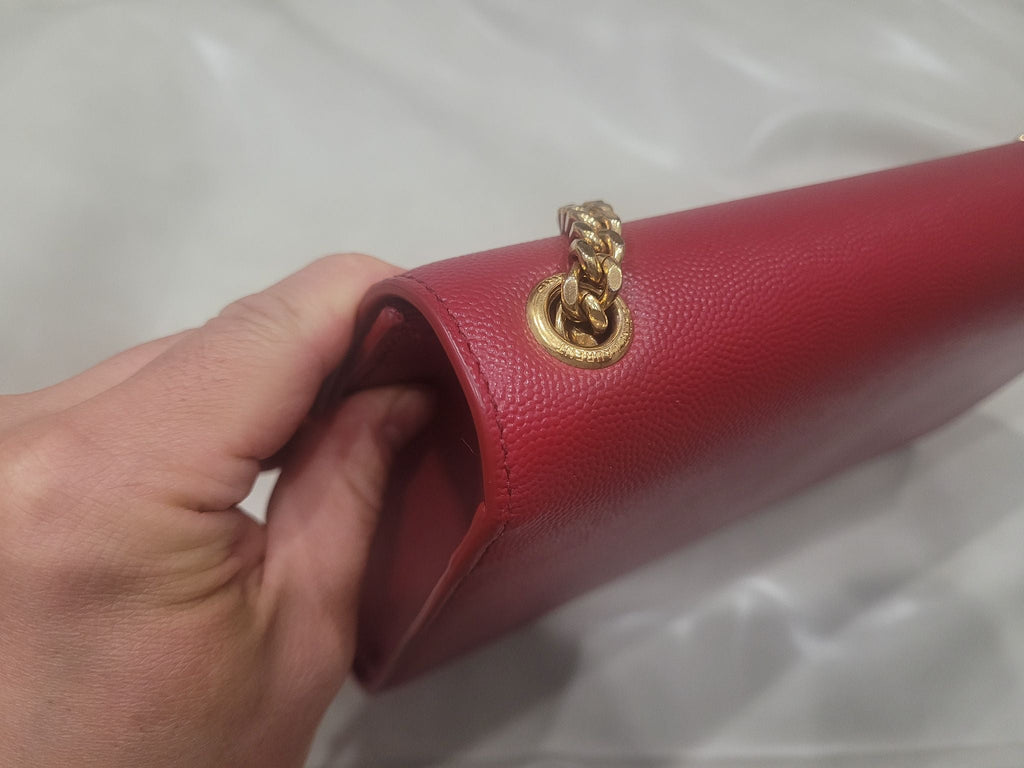 Saint Laurent Monogram Chain Wallet
