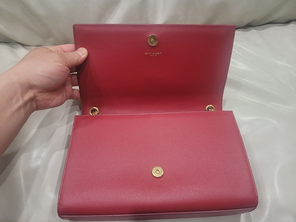 Saint Laurent Monogram Chain Wallet