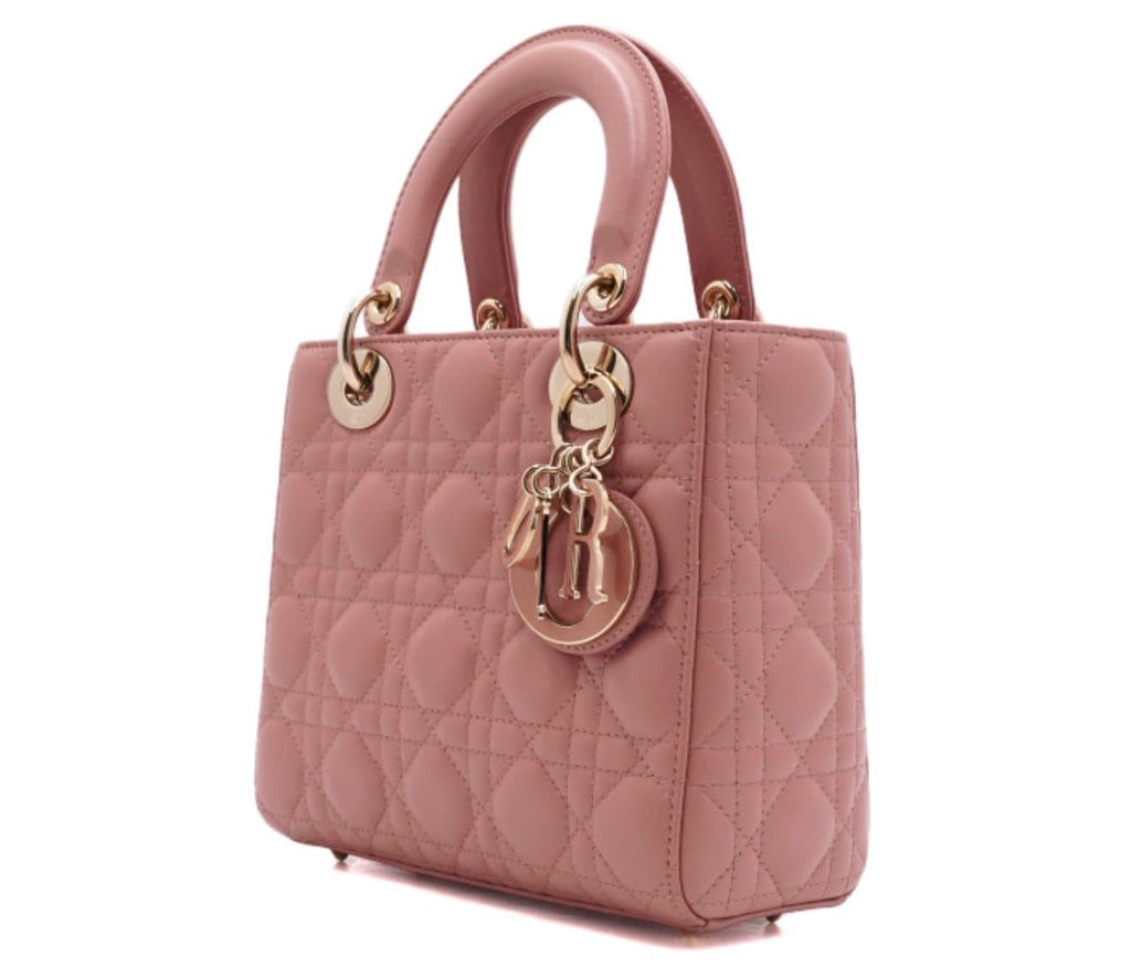 Lady Dior Small Pink Cannage Bag – Feminine Luxury Icon