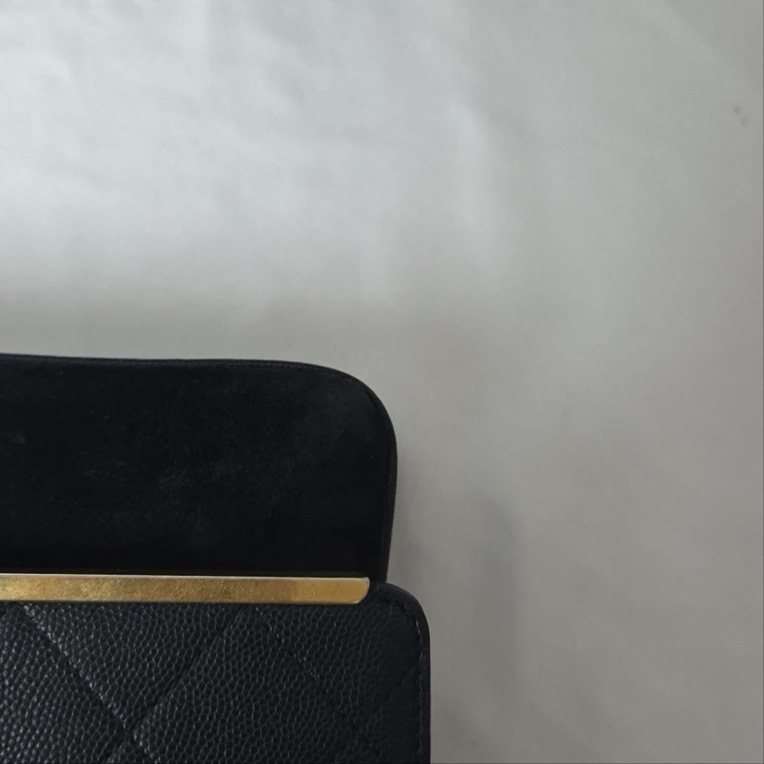 Chanel Caviar Flap Crossbody Black GHW Series 26