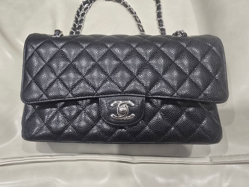 Chanel Medium Double Flap Black Caviar