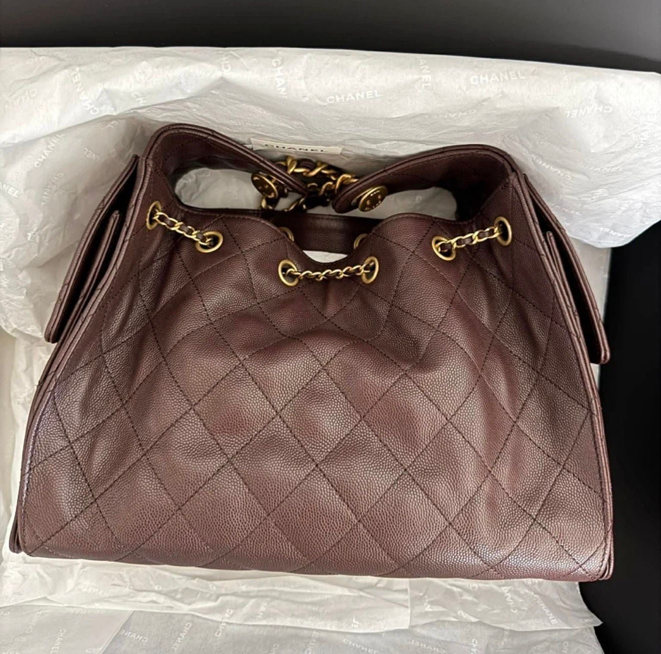 Chanel Small Drawstring / Bucket Bag
