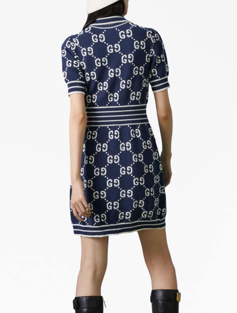 Gucci GG Logo Knit Dress