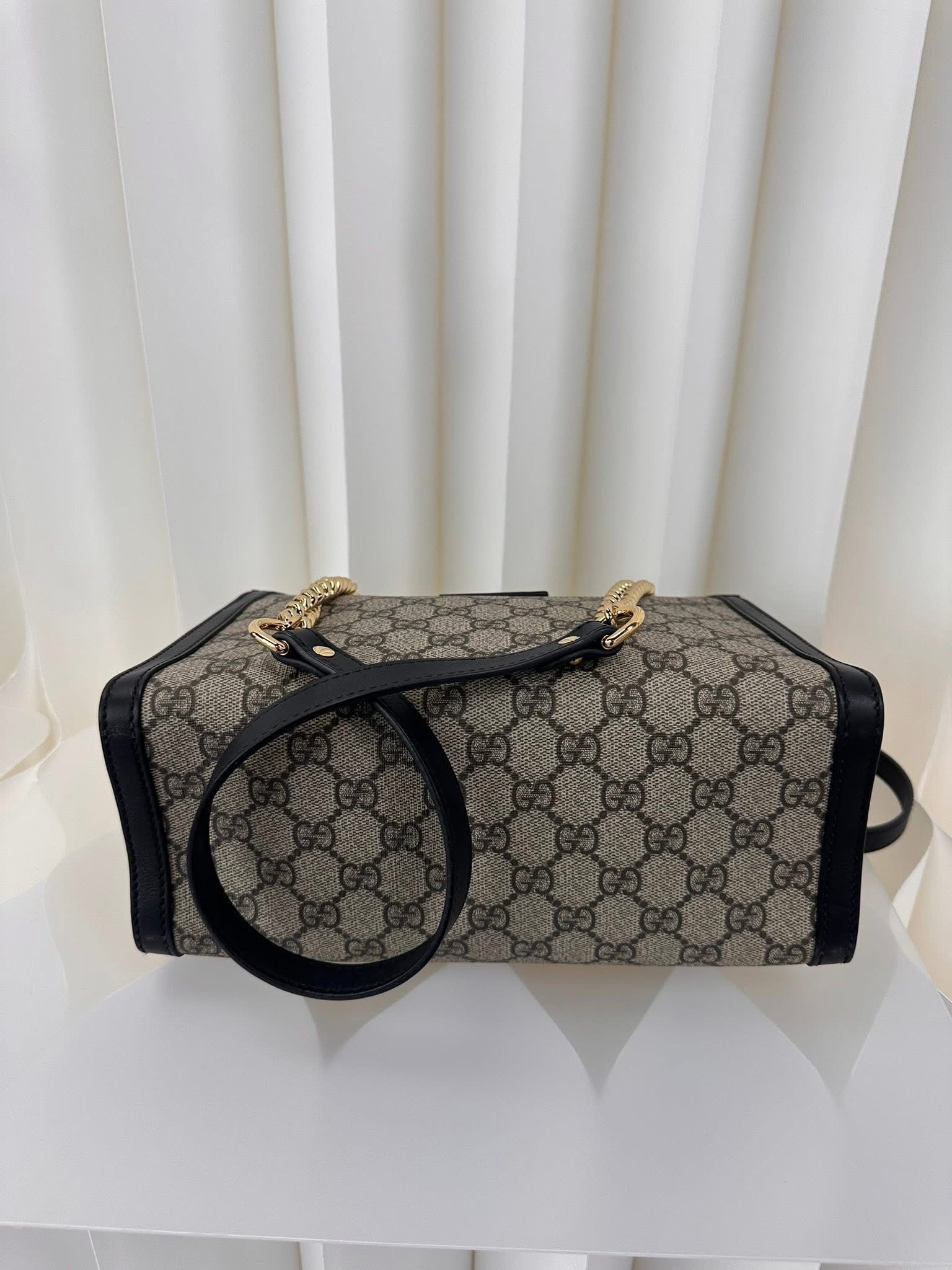 Gucci GG Supreme Padlock Small Shoulder Bag