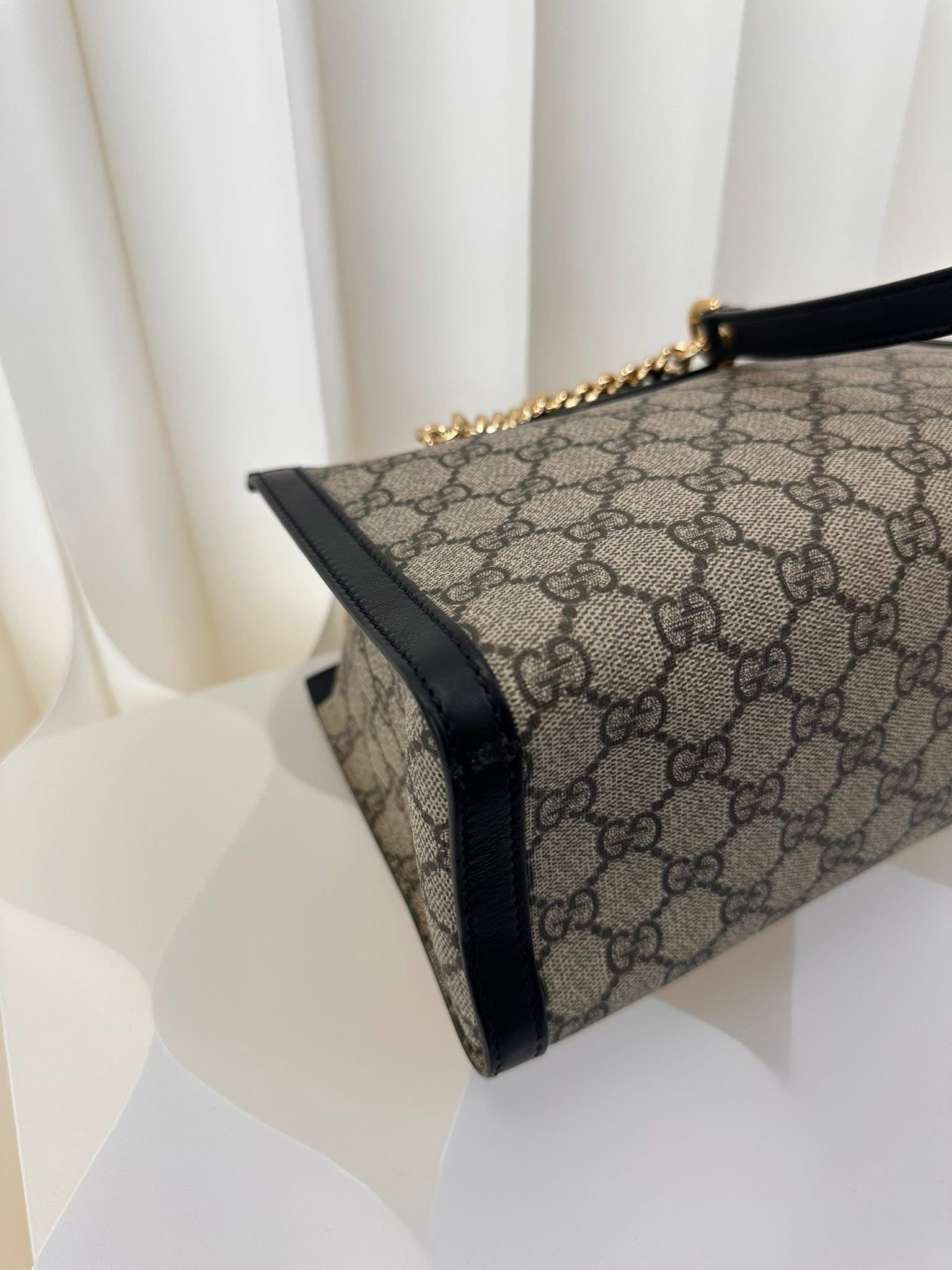 Gucci GG Supreme Padlock Small Shoulder Bag