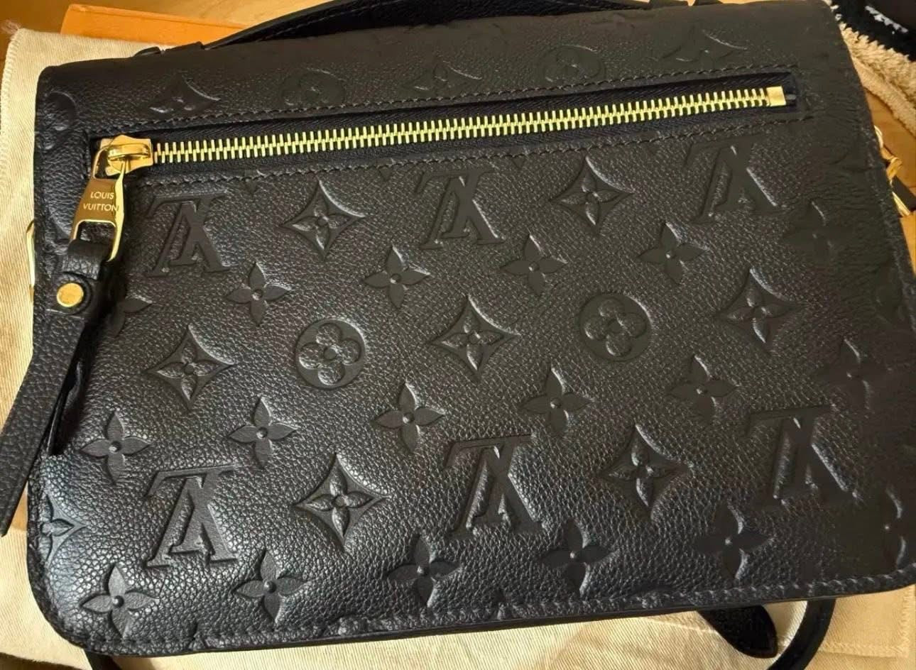 Louis Vuitton Métis Empreinte – Black Leather – Gold Hardware
